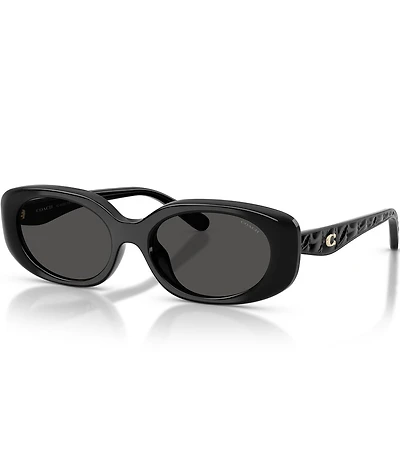 COACH Women's HC8443D CBY84 54mm Oval Sunglasses