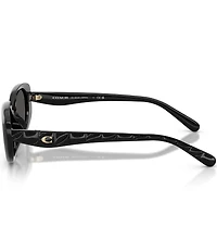 COACH Women's HC8443D CBY84 54mm Oval Sunglasses