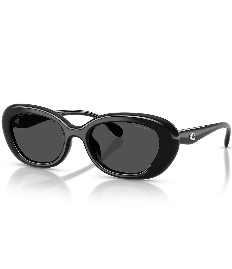 COACH Women's HC8448U 54mm Oval Sunglasses