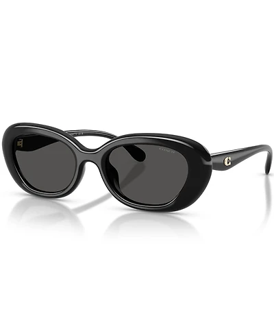 COACH Women's HC8448U 54mm Oval Sunglasses