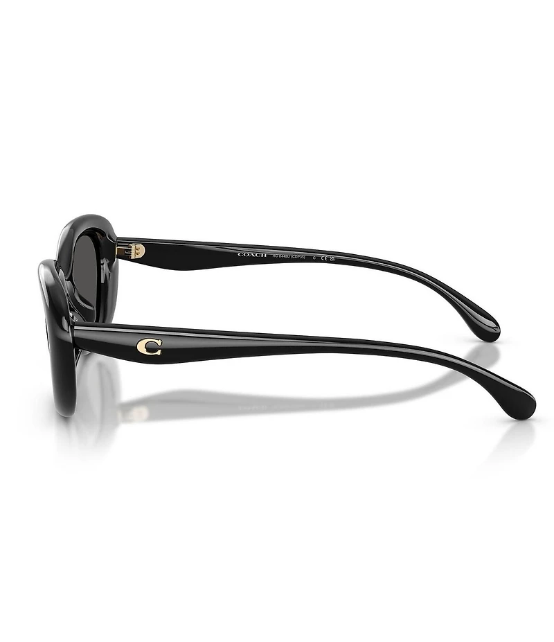 COACH Women's HC8448U 54mm Oval Sunglasses