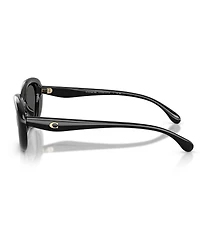 COACH Women's HC8448U 54mm Oval Sunglasses