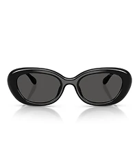 COACH Women's HC8448U 54mm Oval Sunglasses