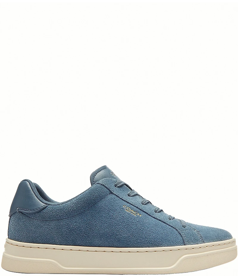 COACH Women's High Line Signature Suede Lace Up Sneakers