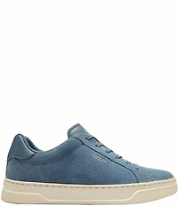 COACH Women's High Line Signature Suede Lace Up Sneakers