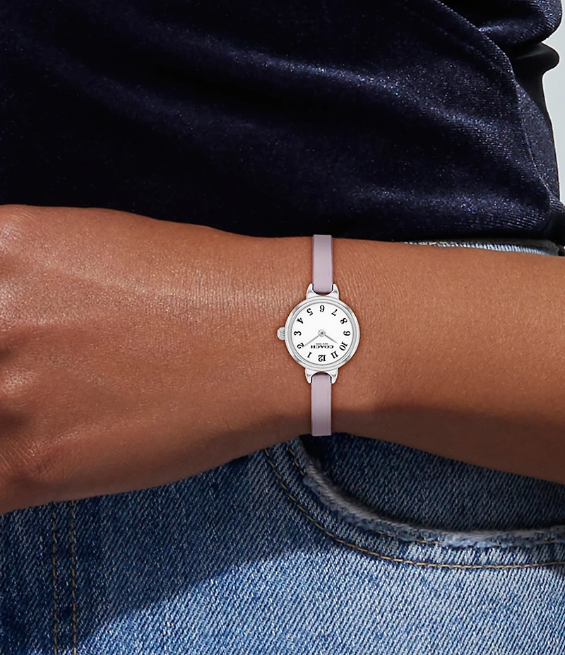 COACH Women's Iris Quartz Analog Leather Strap Watch