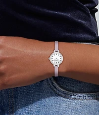 COACH Women's Iris Quartz Analog Leather Strap Watch