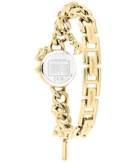 COACH Women's Iris Quartz Analog Stainless Steel Bracelet Watch
