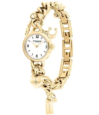 COACH Women's Iris Quartz Analog Stainless Steel Bracelet Watch