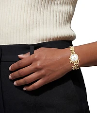 COACH Women's Iris Quartz Analog Stainless Steel Bracelet Watch