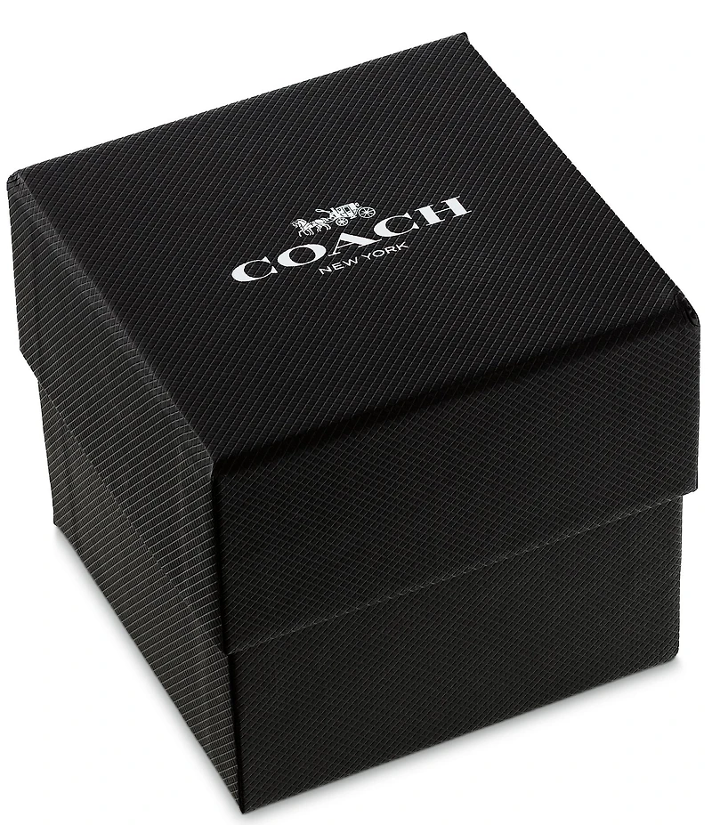 COACH Women's Iris Quartz Analog Stainless Steel Bracelet Watch