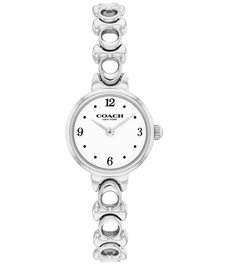 COACH Women's Iris Quartz Analog Stainless Steel Bracelet Watch