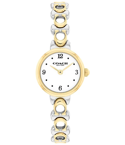 COACH Women's Iris Quartz Analog Stainless Steel Bracelet Watch
