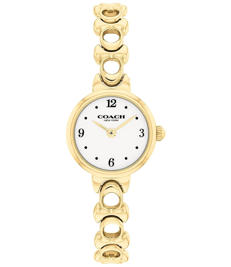 COACH Women's Iris Quartz Analog Stainless Steel Bracelet Watch