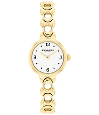 COACH Women's Iris Quartz Analog Stainless Steel Bracelet Watch