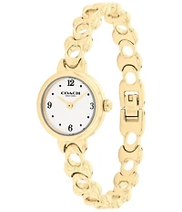COACH Women's Iris Quartz Analog Stainless Steel Bracelet Watch