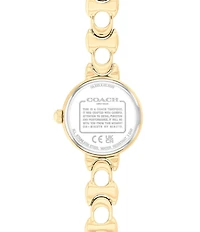 COACH Women's Iris Quartz Analog Stainless Steel Bracelet Watch