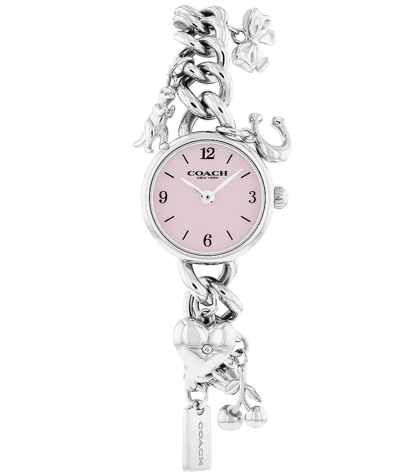 COACH Women's Iris Quartz Analog Stainless Steel Bracelet Watch