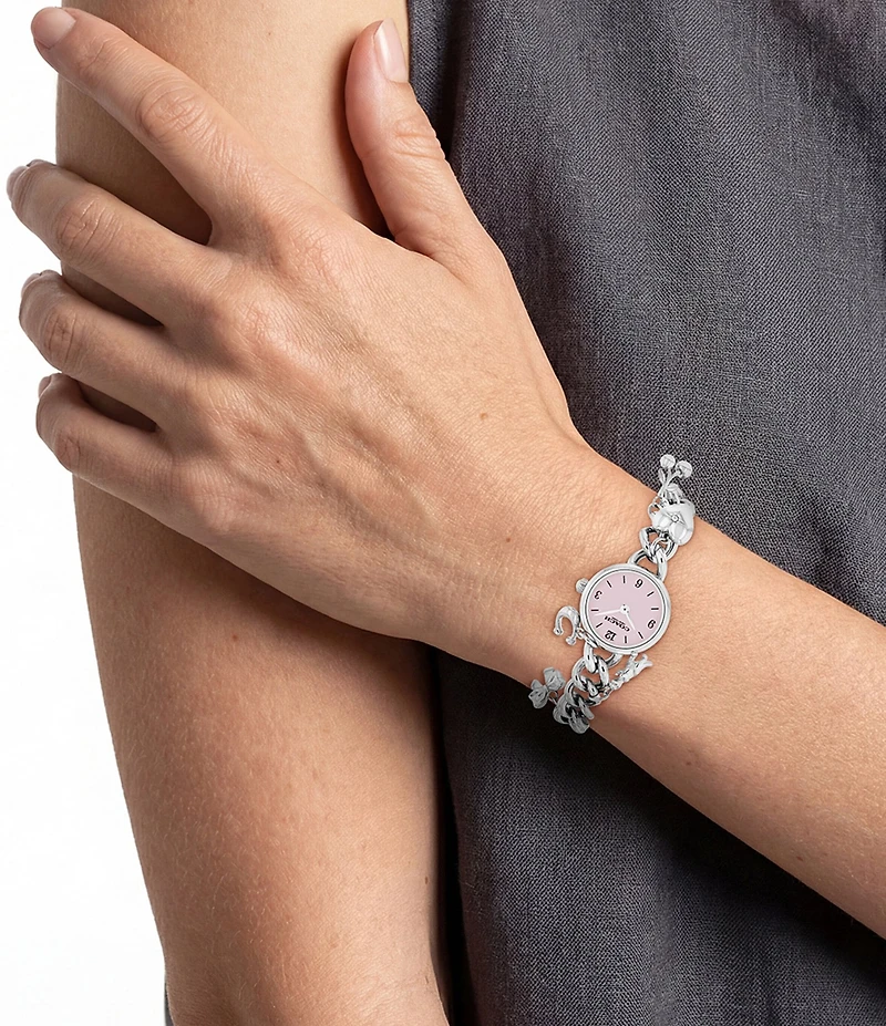 COACH Women's Iris Quartz Analog Stainless Steel Bracelet Watch