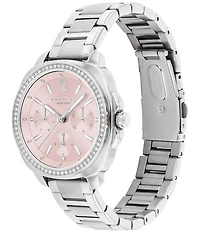 COACH Women's Kitt Multifunction Stainless Steel 34mm Bracelet Watch