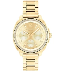 COACH Women's Kitt Multifunction Stainless Steel 34mm Bracelet Watch