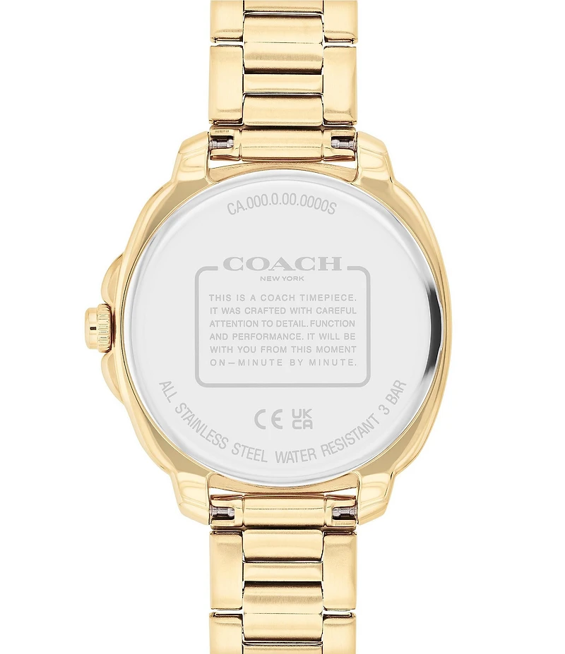 COACH Women's Kitt Multifunction Stainless Steel 34mm Bracelet Watch