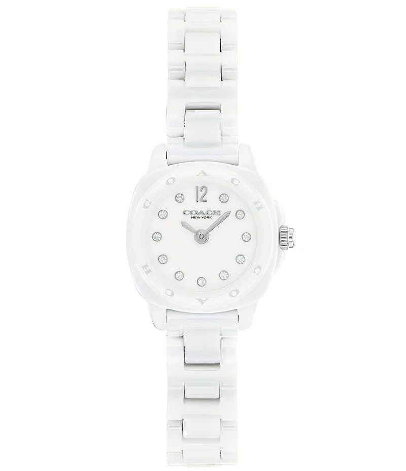 COACH Women's Kitt Quartz Analog Ceramic Bracelet Watch