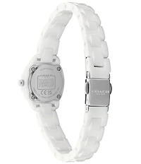 COACH Women's Kitt Quartz Analog Ceramic Bracelet Watch