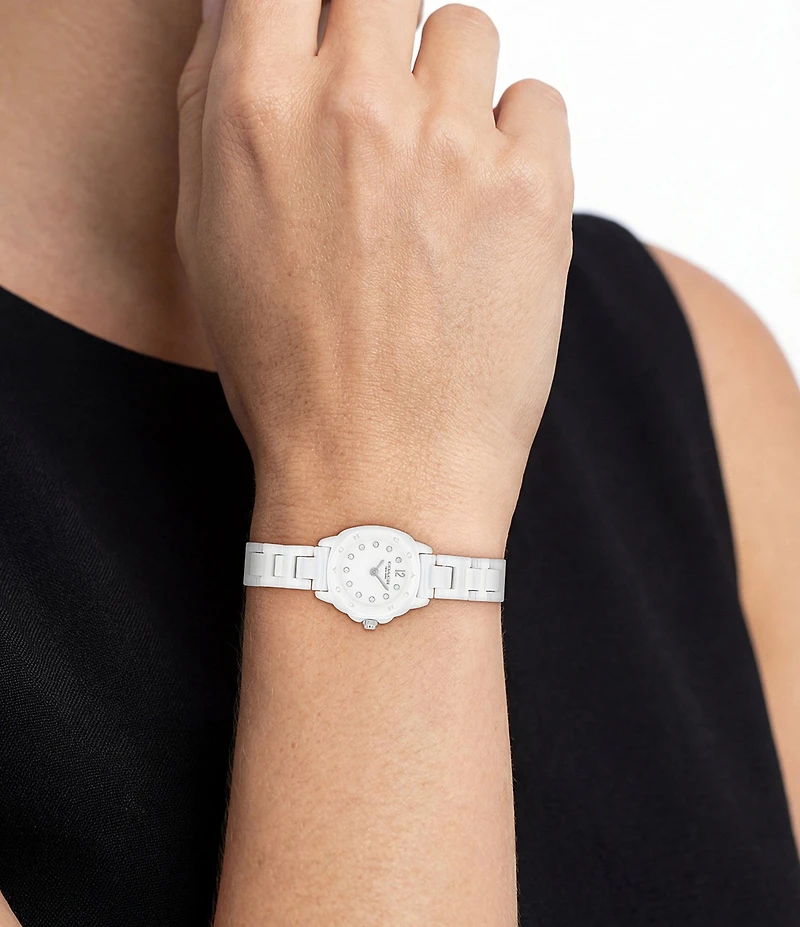 COACH Women's Kitt Quartz Analog Ceramic Bracelet Watch