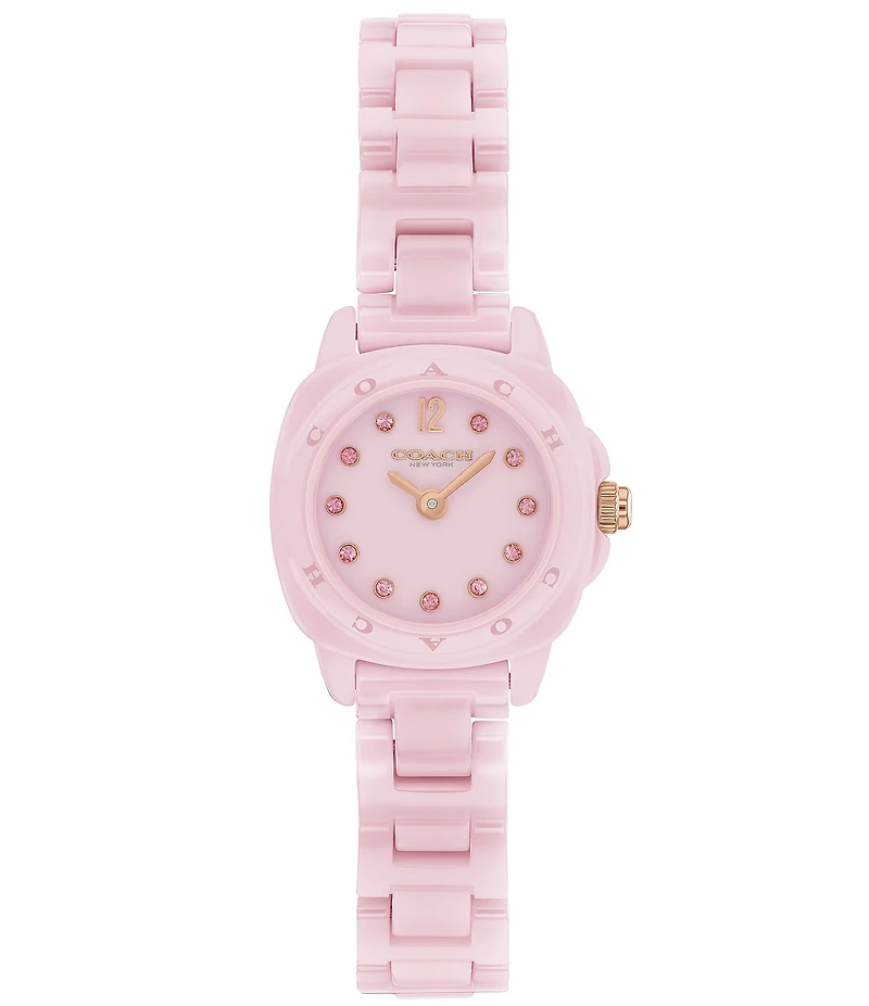 COACH Women's Kitt Quartz Analog Ceramic Bracelet Watch
