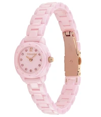 COACH Women's Kitt Quartz Analog Ceramic Bracelet Watch