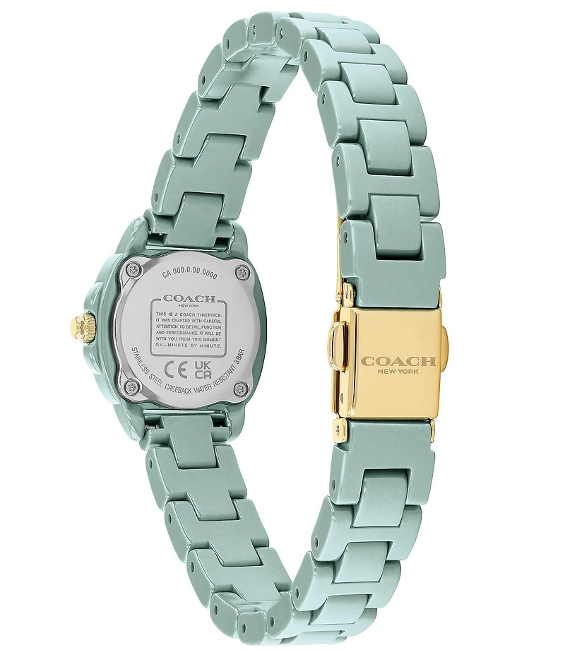 COACH Women's Kitt Quartz Analog Ceramic Bracelet Watch