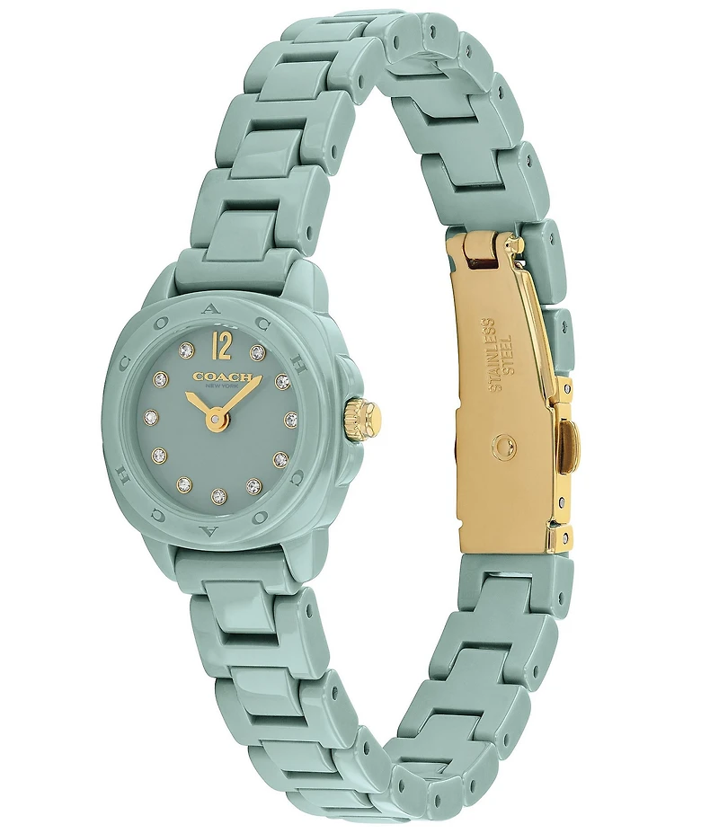 COACH Women's Kitt Quartz Analog Ceramic Bracelet Watch