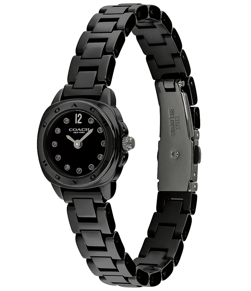 COACH Women's Kitt Quartz Analog Ceramic Bracelet Watch