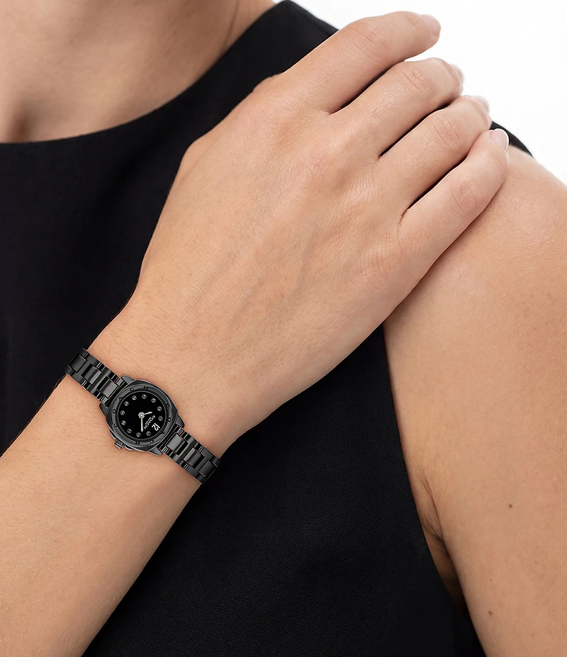 COACH Women's Kitt Quartz Analog Ceramic Bracelet Watch