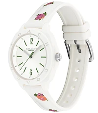 COACH Women's Kitt Quartz Analog Silicone Strap Watch
