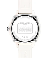 COACH Women's Kitt Quartz Analog Silicone Strap Watch