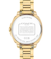 COACH Women's Kitt Quartz Analog Stainless Steel Rhinestone Bracelet Watch