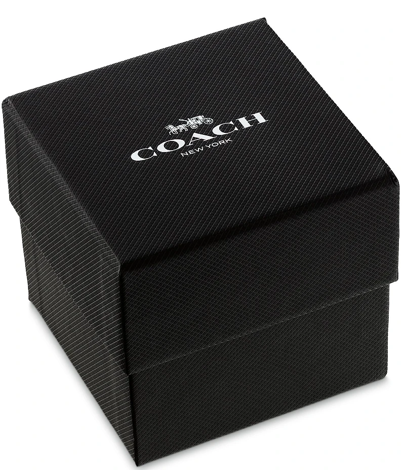 COACH Women's Kitt Quartz Analog Stainless Steel Rhinestone Bracelet Watch