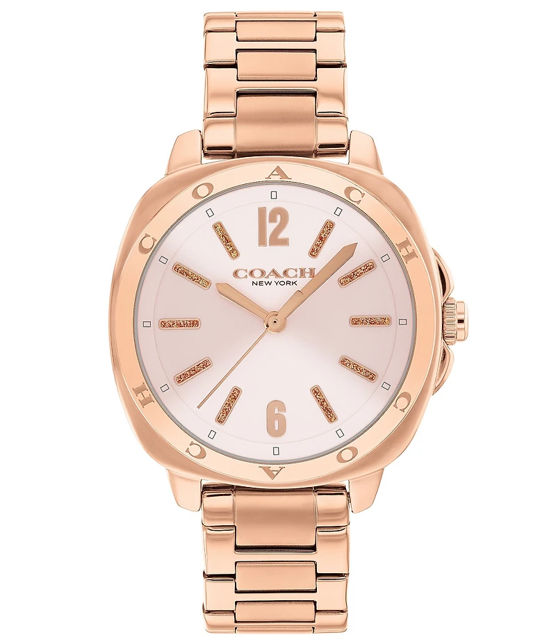 COACH Women's Kitt Quartz Analog Stainless Steel Bracelet Watch