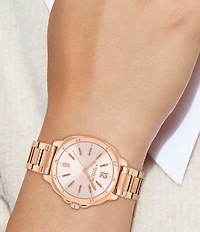 COACH Women's Kitt Quartz Analog Stainless Steel Bracelet Watch