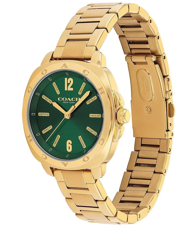 COACH Women's Kitt Quartz Analog Stainless Steel Bracelet Watch