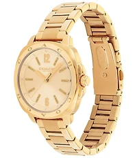 COACH Women's Kitt Quartz Analog Stainless Steel Bracelet Watch