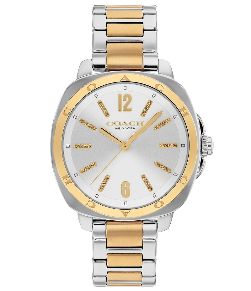 COACH Women's Kitt Quartz Analog Stainless Steel Bracelet Watch