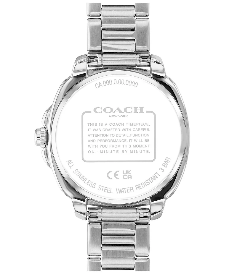 COACH Women's Kitt Quartz Analog Stainless Steel Bracelet Watch