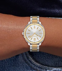 COACH Women's Kitt Quartz Analog Stainless Steel Bracelet Watch