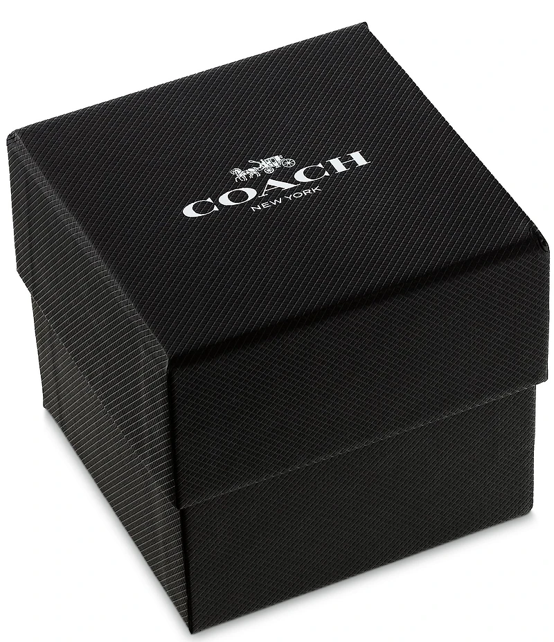 COACH Women's Kitt Quartz Analog White Ceramic Bracelet Watch