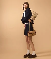 COACH Women's Leah Suede Signature Logo Loafers