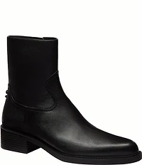 COACH Women's Leather Pointed Toe Booties
