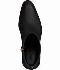 COACH Women's Leather Pointed Toe Booties